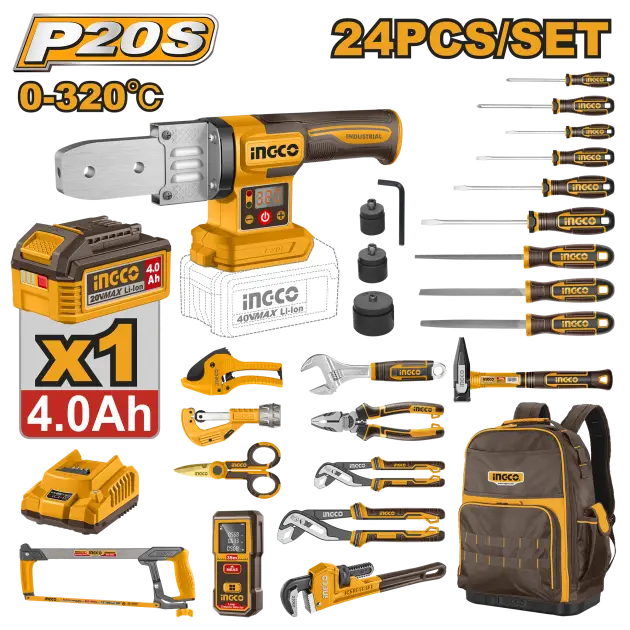 24 Pcs Kit d'outils de plomberie