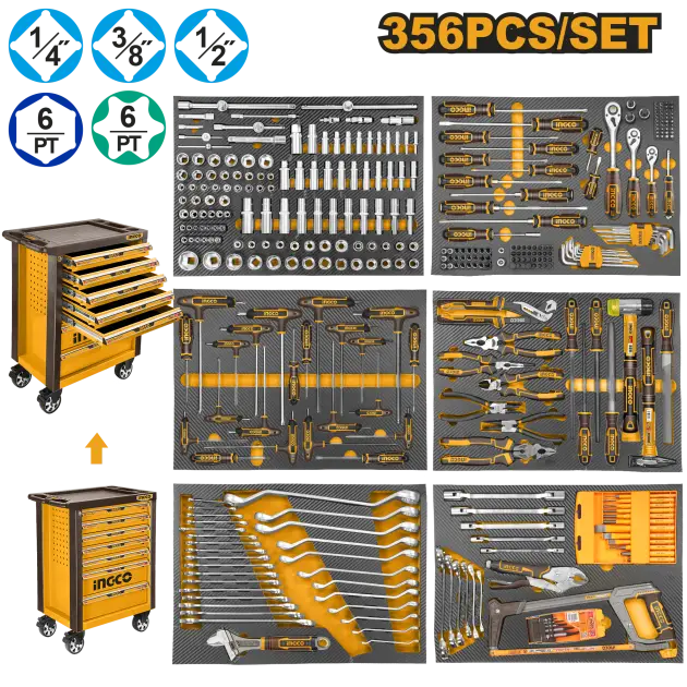 Coffret à outils de 356 pièces