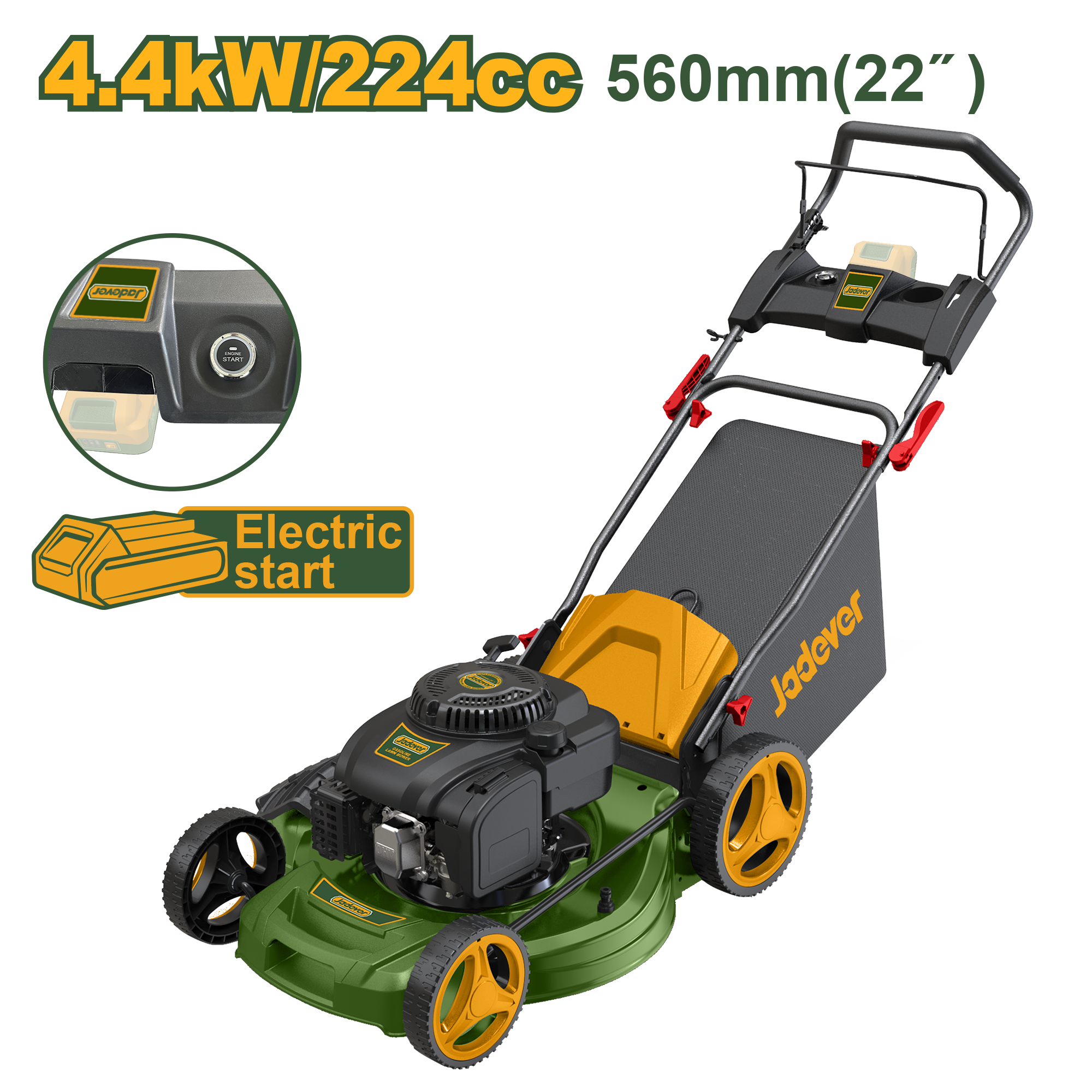 Tondeuse à gazon à essence 4.4KW