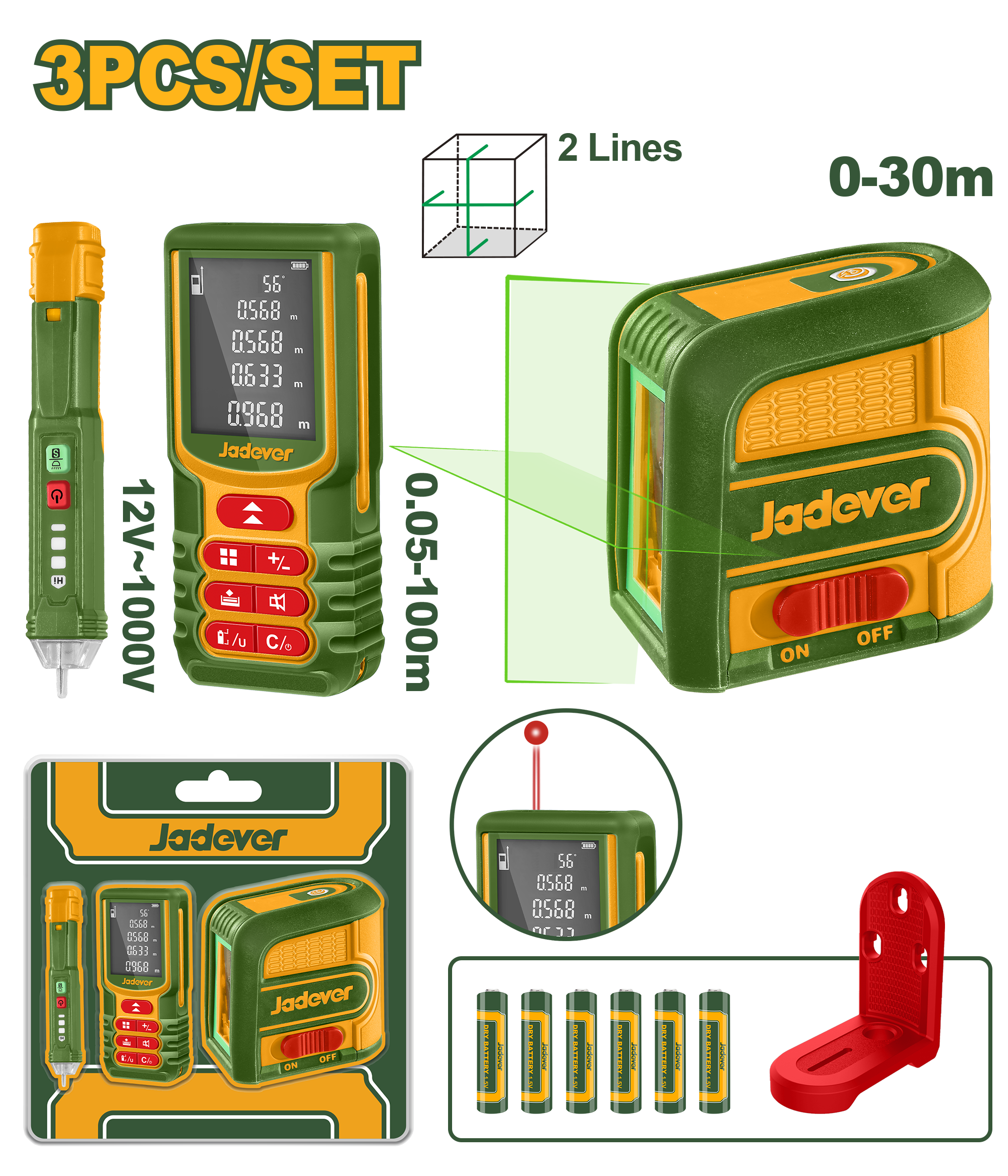 niveau laser et kit de mesure de distance
