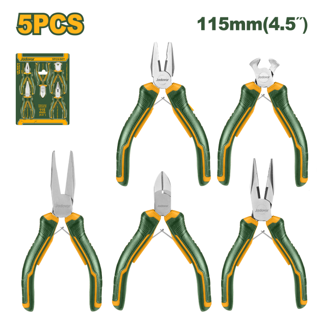 Ensemble de 5 mini-pinces  5 pièces