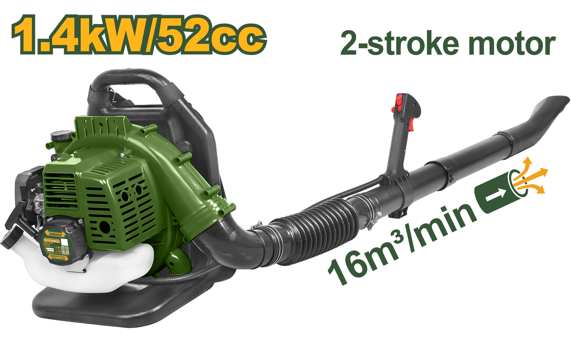 Souffleur à essence 1.4KW/52CC