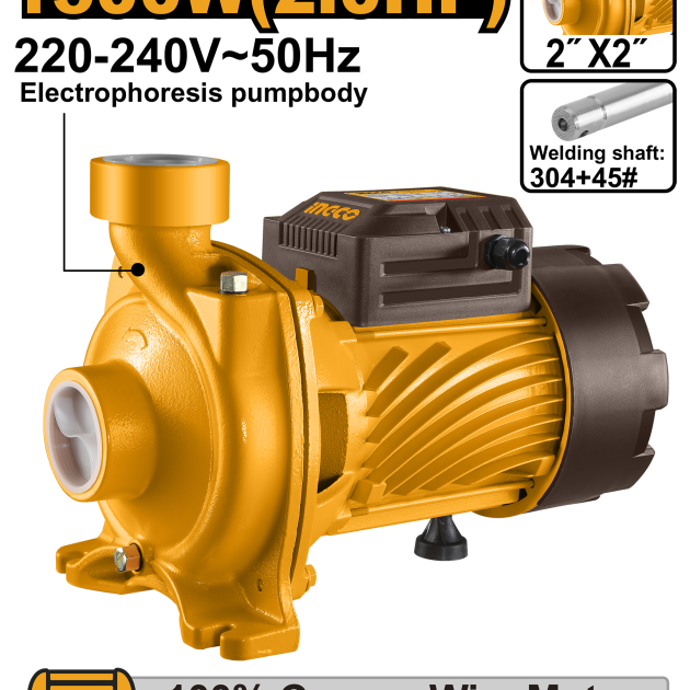 pompe a eau 2 HP (1500w)